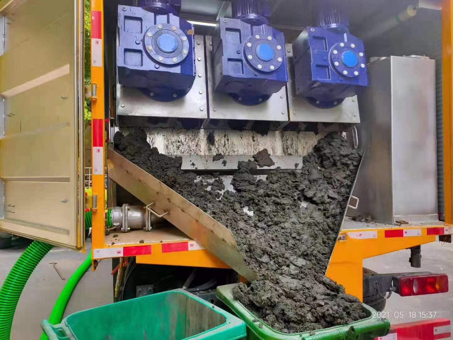 清溪镇化粪池清掏城市维护站-泥浆净化干湿分离处理