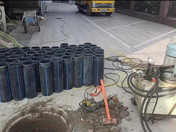 清溪镇PE置换管厂家 DN315置换管 非开挖管短管置换
